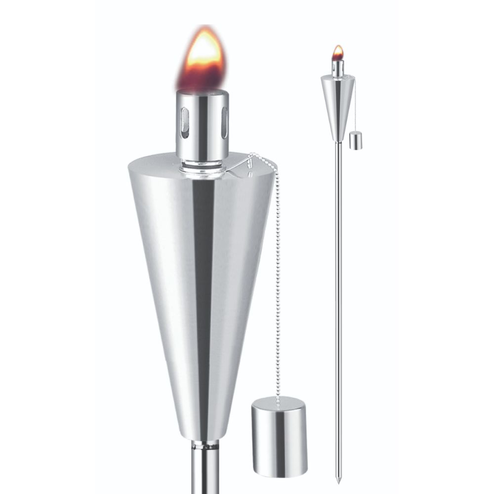 Anywhere Fireplaces 90291 Anywhere Garden Torch Outdoor Garden Torch -Cone Shape (2 pk) 65" Tall